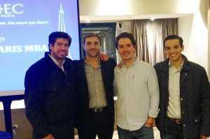 HEC Paris MBA Recruitment Manager Aidan O'Connor meets with alumni in Mexico City, during his trip to South America