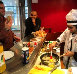 3 MBA students at HEC Paris created Our Kitchen, to connect home cooks with hungry students. Varad cooks up a taste of his home cuisine for his peers