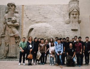 MBA students on a private tour of the Louvre