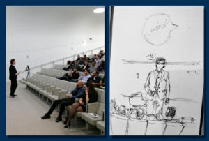A sketch of the Making the Most out of Your MBA presentation