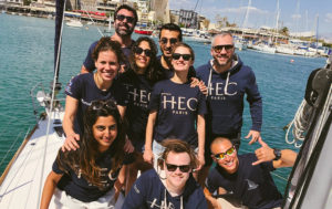 HEC Paris MBA Sailing Club at an Athens regatta