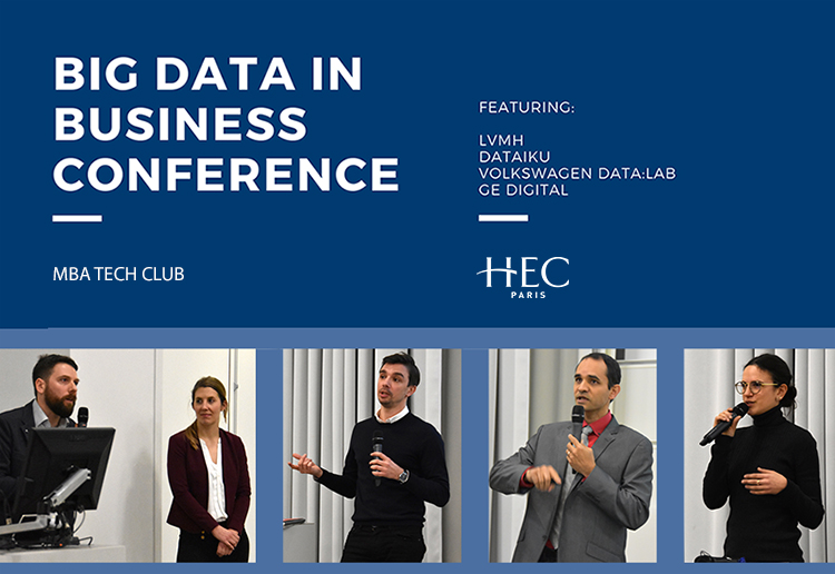 Pictures of all the speakers at the big data confernce hosted by the HEC Paris MBA