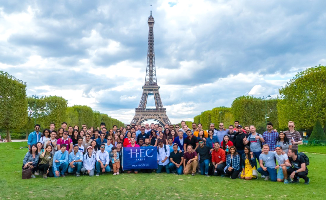 S19 MBA intake in front of the Eiffel Tower in Paris