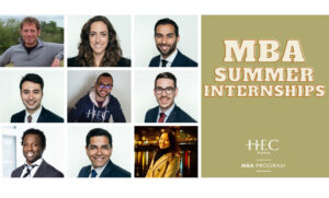 HEC Paris MBA students who completed summer internships