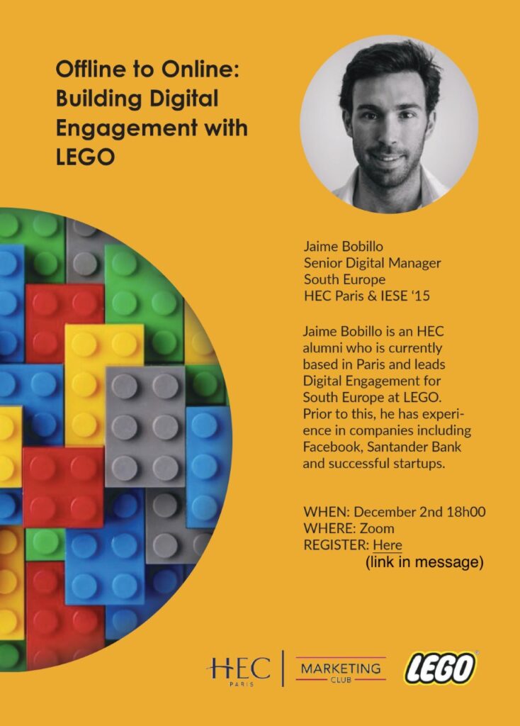 Poster for Offline to Online: Building Digital Engagement with LEGO