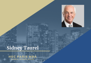 the HEC Paris MBA GML Club recently welcomed Sidney Taurel for its Global Leader Series