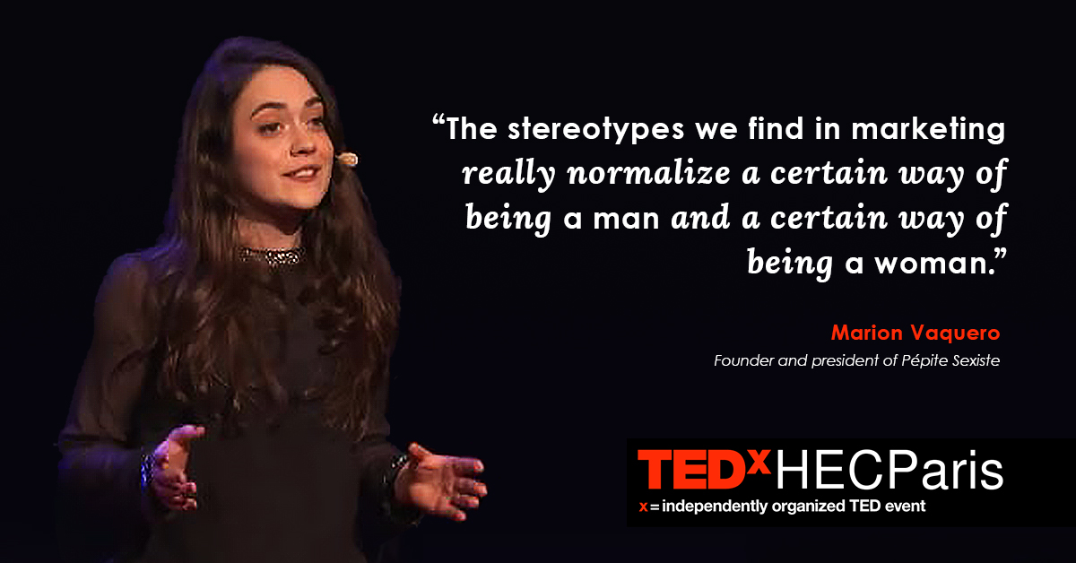 Watch Marion Vaquero's speech, Stereotypes are so cliche