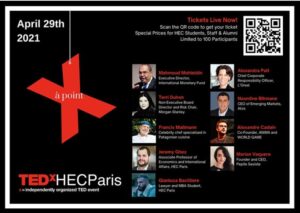 TedXHEC Paris 2021 all the speakers