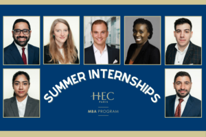 Photos of the seven HEC Paris MBA Students who did summer internships