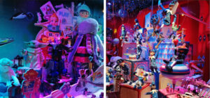 Chistmas windows at Galeries Lafayette