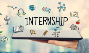Illustration of all the things you learn during an internship
