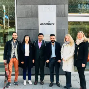 Healthcare Club members at Accenture's Paris office