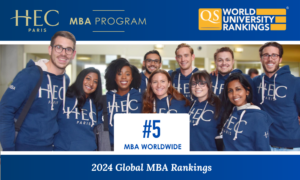 #5 in World – HEC Paris MBA top-ranked by QS